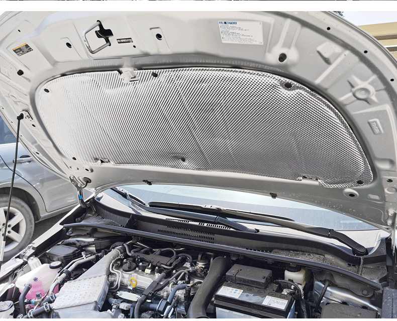 2021款丰田雷凌卡罗拉亚洲狮发动机引擎盖专用隔音棉隔热垫改装件丰田