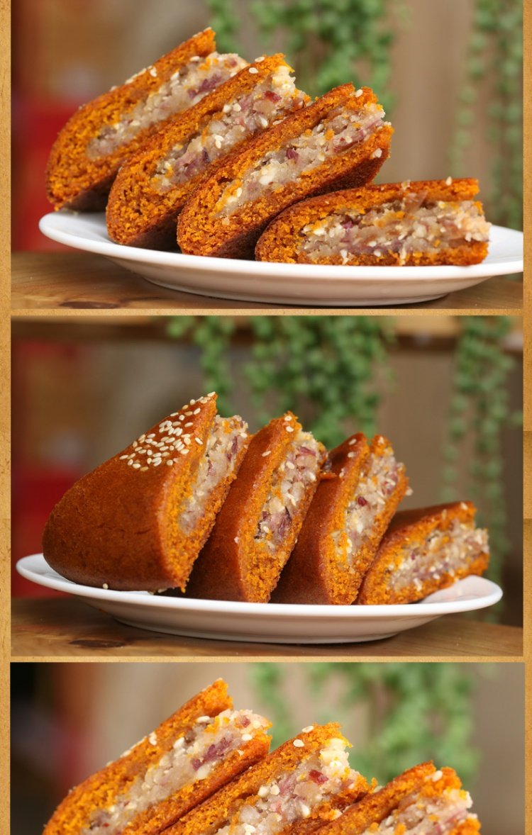 云南特产云维大荞饼五仁味云腿月饼荞面粑粑传统手工糕点 300克五仁