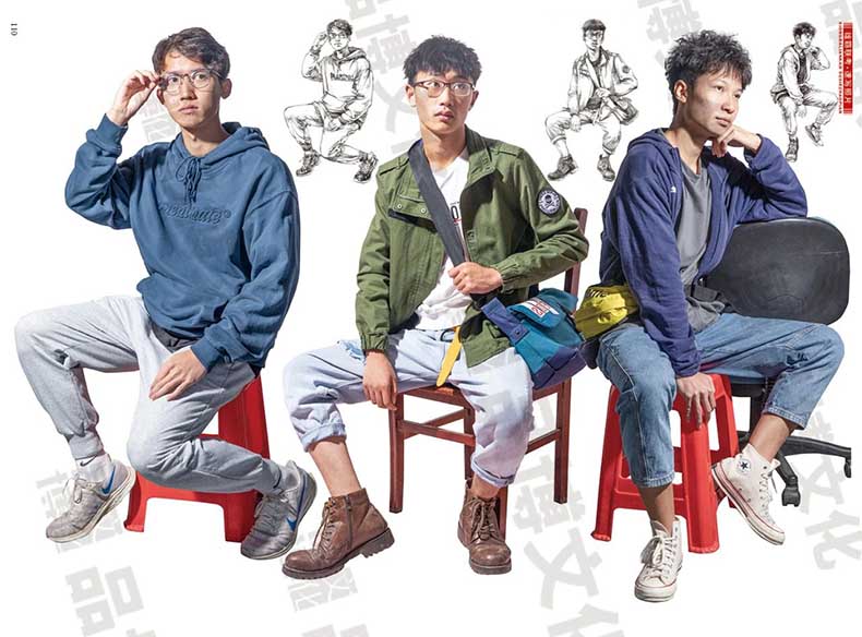 2021品博文化李立杰单人动态组合场景人物速写照片写生素材美术高考