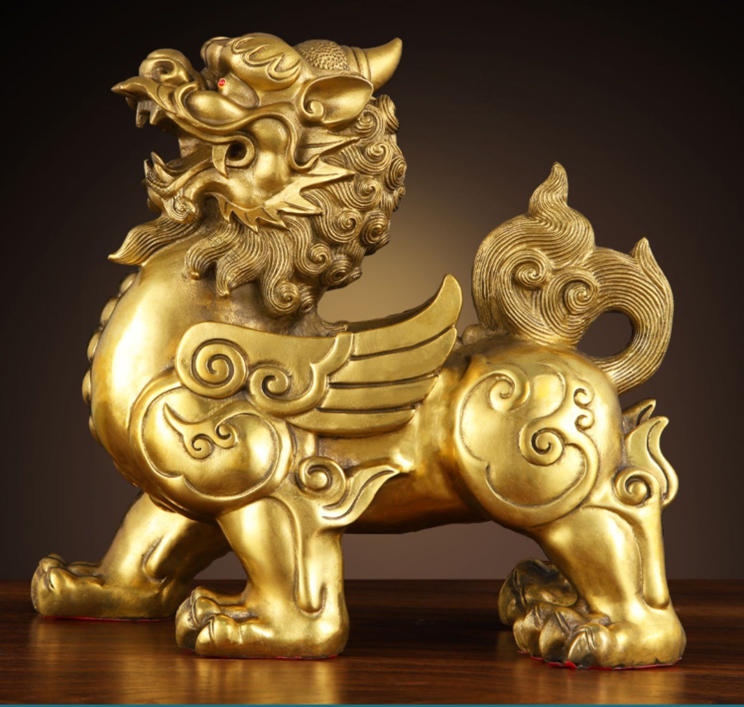 cuimeng63【京选60精品】专柜 铜貔貅摆件一对纯铜貔恘皮丘家居