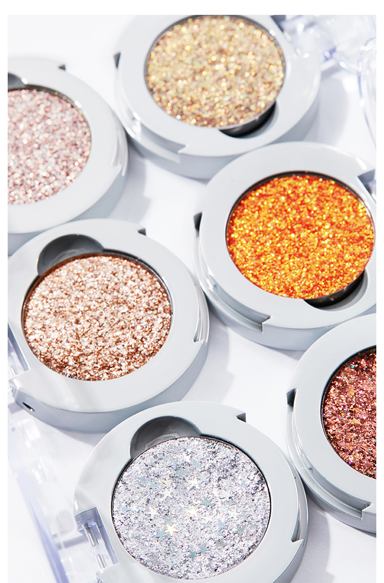 judydolljuduo金葱眼影单色超闪钻石闪片粉珠光蹦迪妆l103g44藕色m152