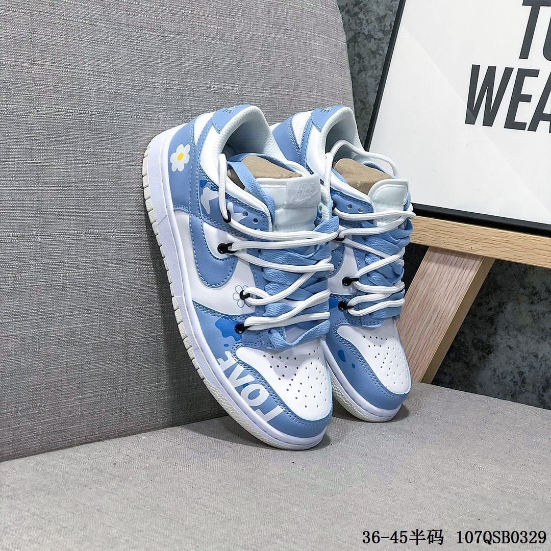 新款dunk天空蓝低帮学生经典ins男女休闲百搭运动滑板鞋dg 主图色 44.