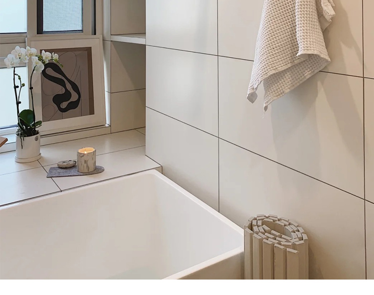 适用于无缝微水泥瓷砖卫生间柔光哑光瓷砖奶油白色厨房墙砖地砖600x