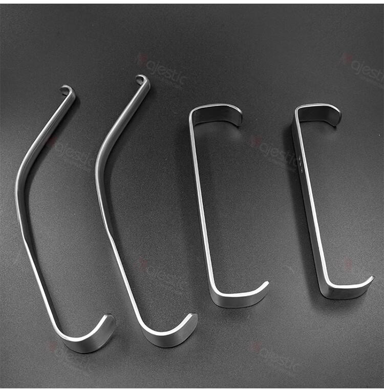 牙科不锈钢下颌升支反角拉钩颌面组织口腔科种植手术工