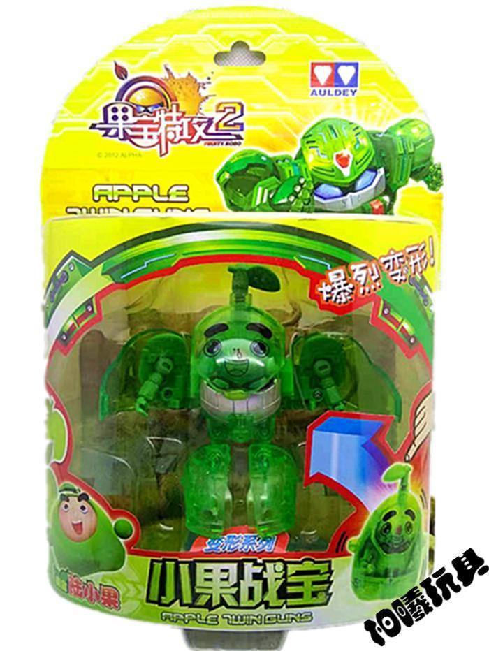 果宝特攻拼装版玩具 香橙菠萝小果战宝 魔动王爆裂王 闲遇 西瓜尊