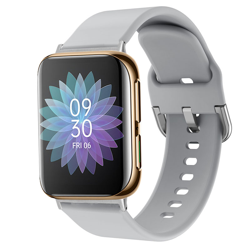 适用oppo watch 2 42/46mm智能手表表带男女oppowatch 41mm硅胶运动