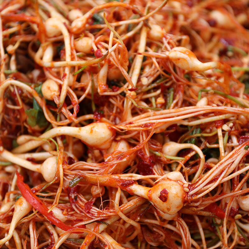 2021年小根蒜咸菜泡菜东北小根蒜拌小根蒜大头蒜拌野葱野蒜咸菜下饭菜