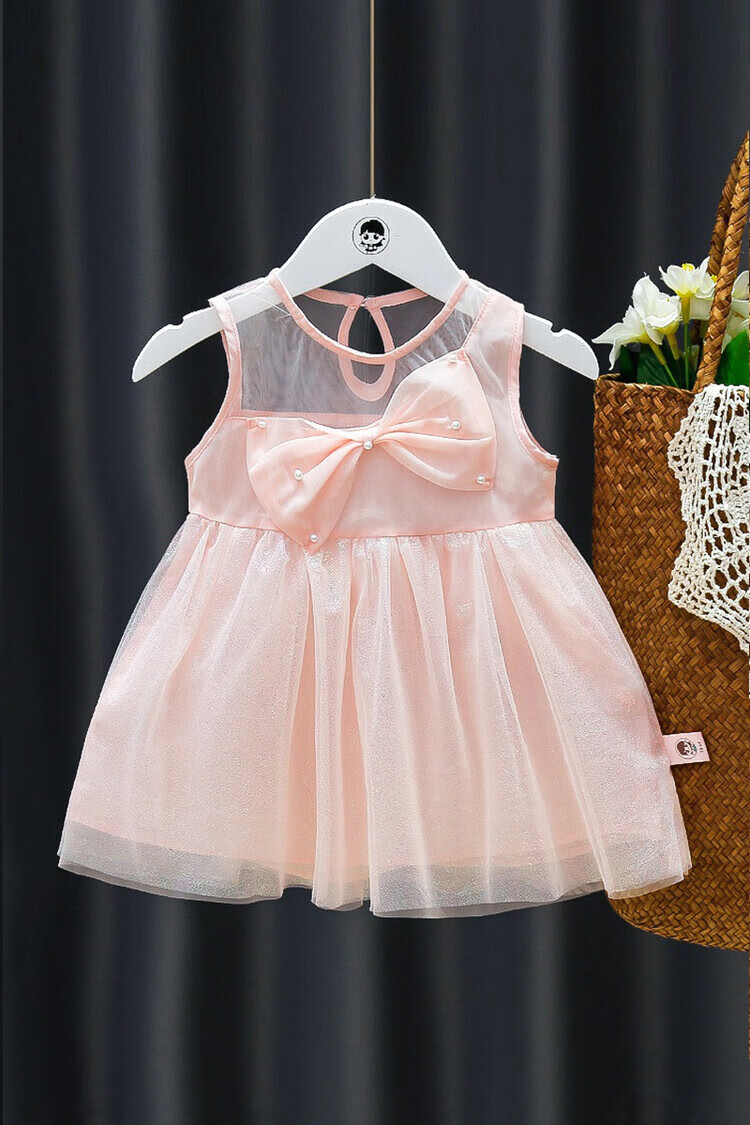 巴拉巴拉旗下巴帝巴帝儿童衣服女小孩裙子女宝宝夏装童装0-3岁吊带裙