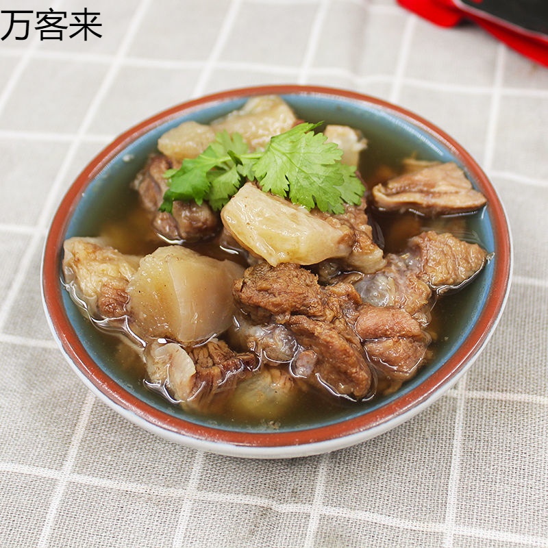 600g開袋即食牛肉牛蹄筋肉類牛湯火鍋食材配菜滷熟食筋頭巴腦600g4袋