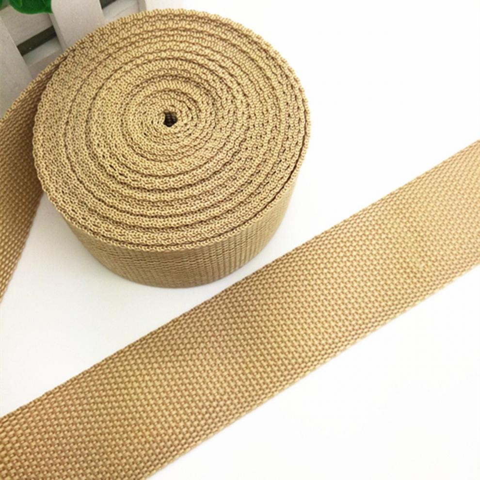 背包绳多色丙纶pp织带加厚背包带箱包带书包捆绑辅料驰爵浅棕25cm3米