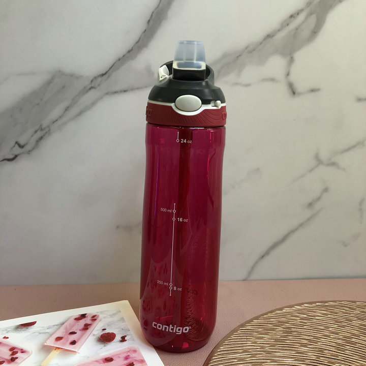 现货美国contigo康迪克漏运动水杯吸管杯便携水壶健身大容量吸管杯709