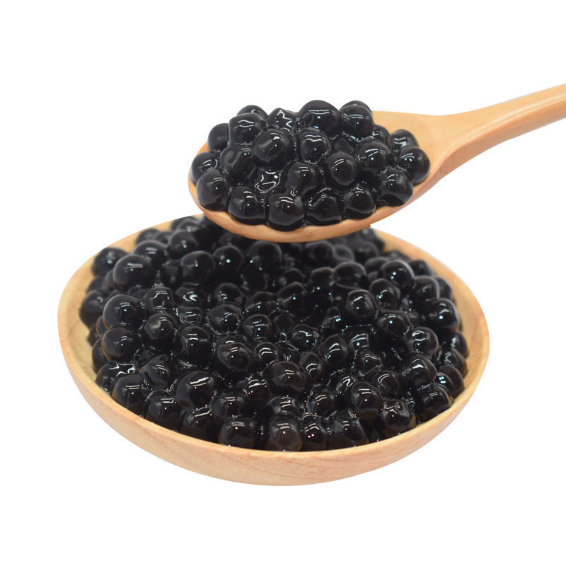 大袋珍珠粉圆奶茶黑糖珍珠豆黑珍珠奶茶用原料真空装无明胶快煮 黑