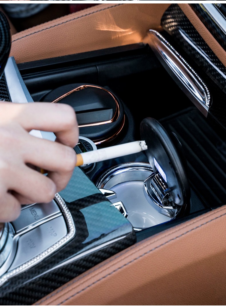 适用于宝马汽车烟灰缸车内装饰用品5系3系x1x3x4x5gt装饰车载烟灰缸