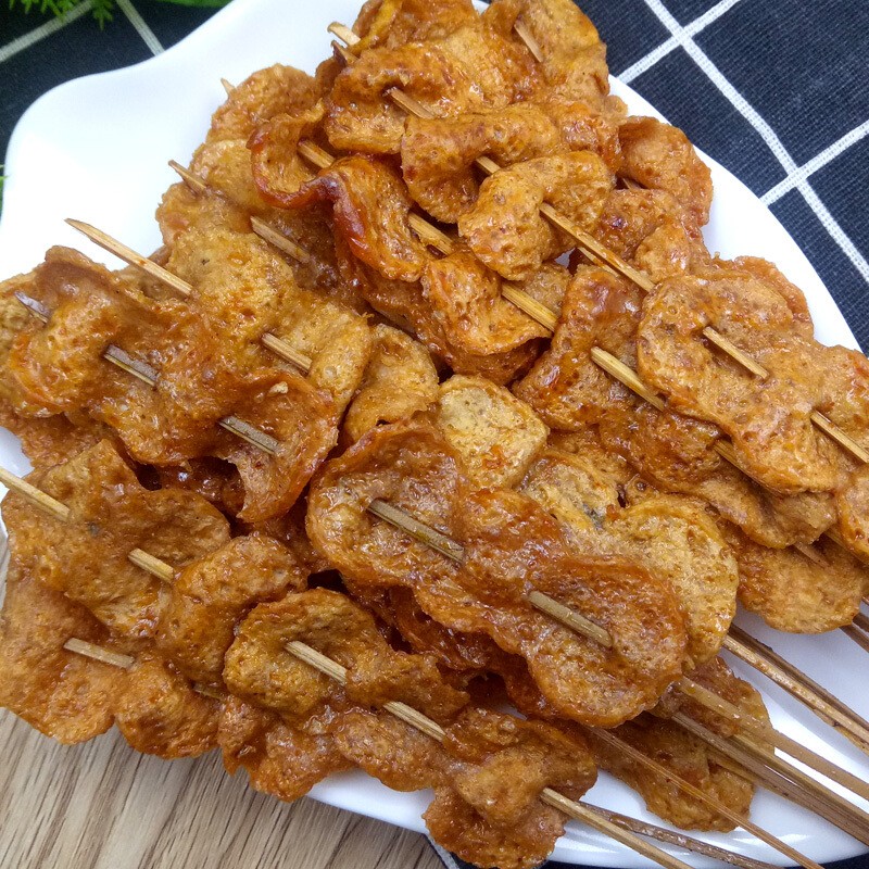 沙爹鱼串甜辣味 袋装蜂蜜鱼串80后怀旧儿时零食沙爹鱼片下酒菜aa 鱼串
