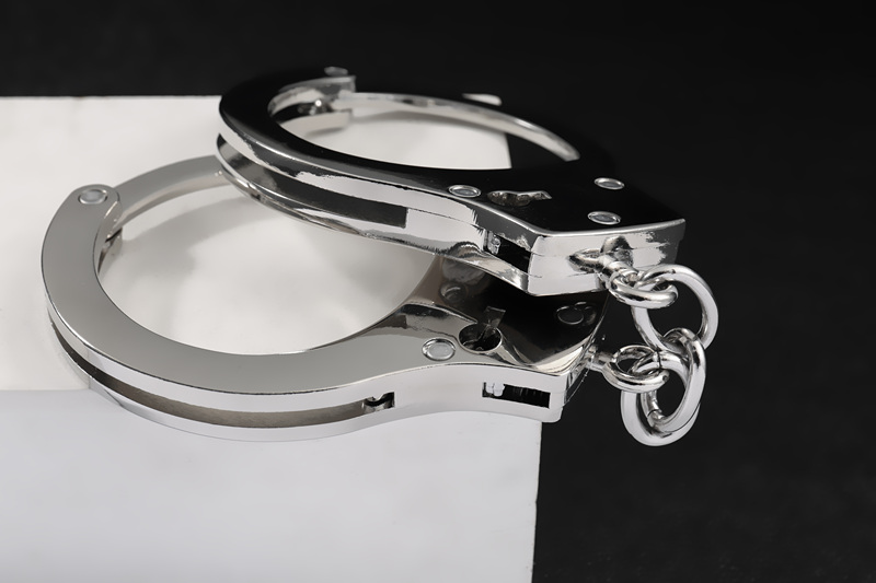 密室手铐cos影视道具玩具手铐情侣儿童拍照玫瑰金男女手铐 精加工款