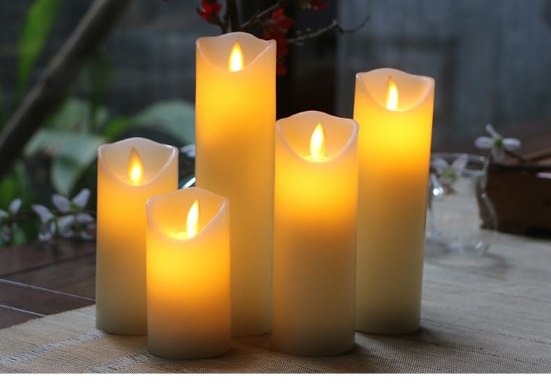 经美led蜡烛灯长明灯仿真上坟电子灯红烛祭祀丧葬白事用品防风供奉