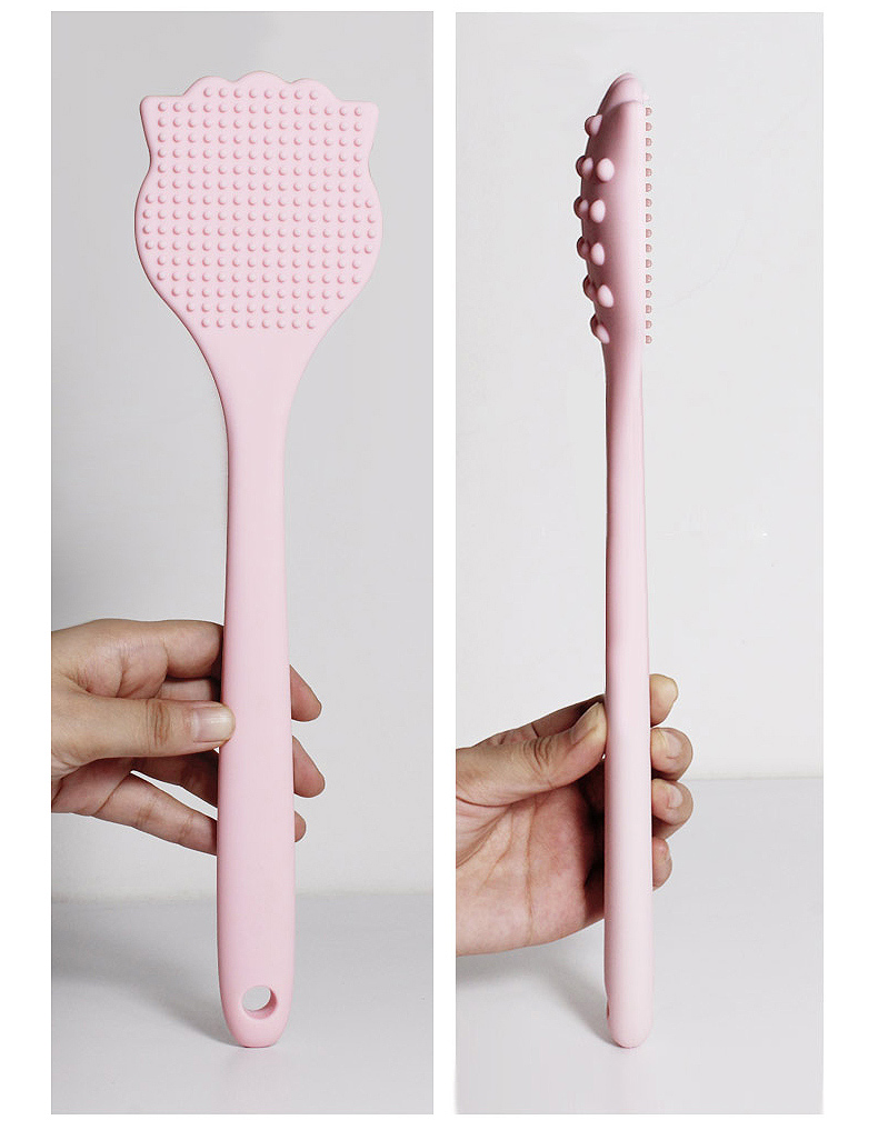 硅胶拍痧板家用养生保健拍打棒肩颈敲打按摩锤健身经络捶背器专用硅胶