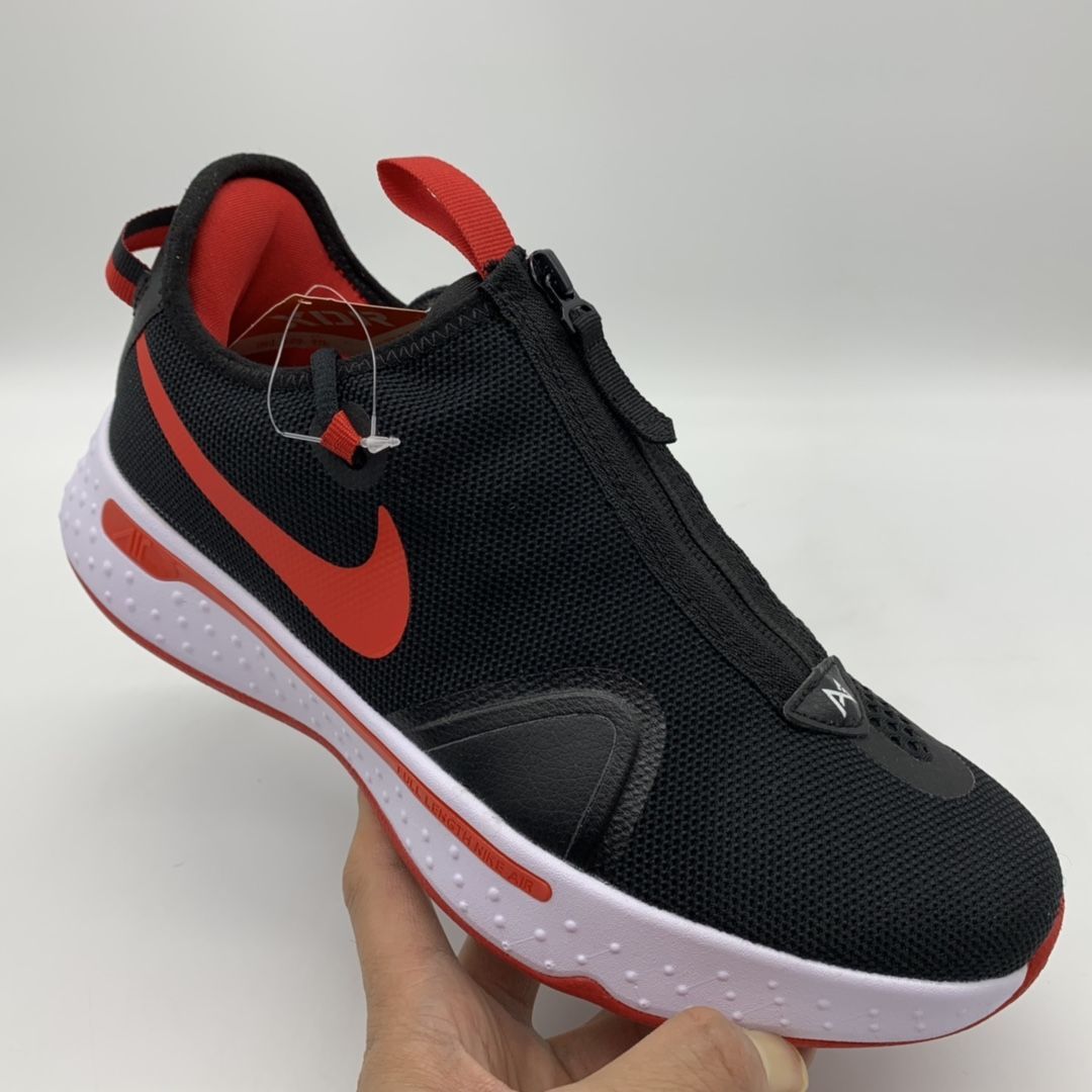 保罗乔治pg4篮球鞋4代男全掌气垫蓝橙黑白拉链耐磨防滑透气运动鞋鞋