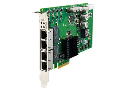 研华pcie-1674e 2口/4口视觉图像采集卡poe卡网卡pcie-1672e* pcie