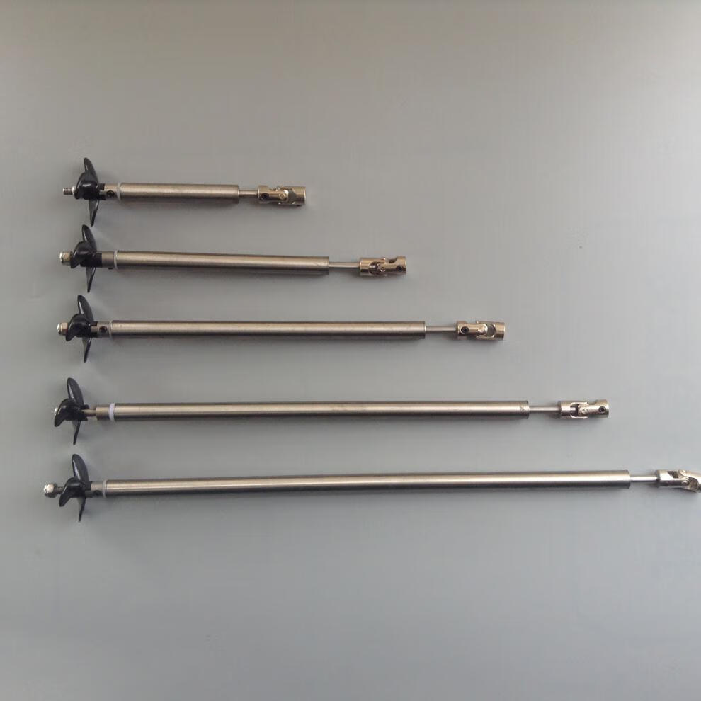 船模配件4mm船模轴系总成不锈钢传动轴硬轴系传动轴套装轴长30cm轴套