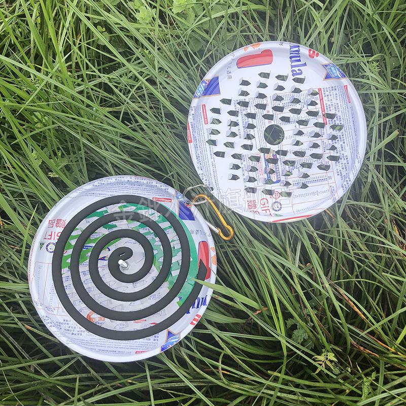 可挂式户外蚊香盒蚊香盒户外便携式可挂蚊香盘托盘随身露营夜钓钓鱼可