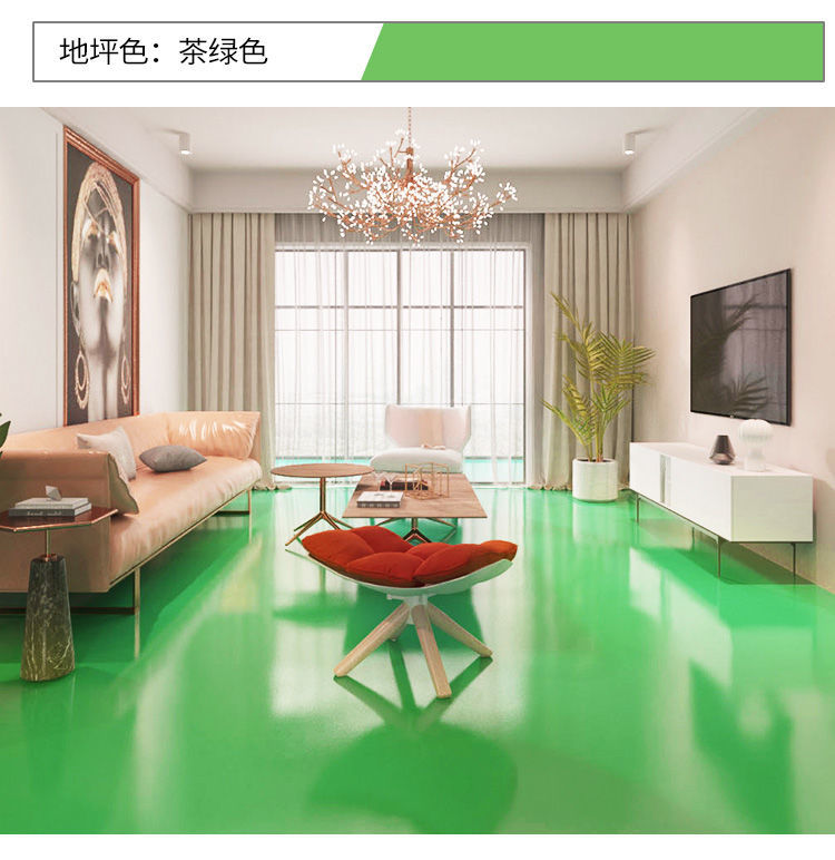 6015源宵 水性环氧树脂地坪漆地板漆室内自流平水泥地面漆家用