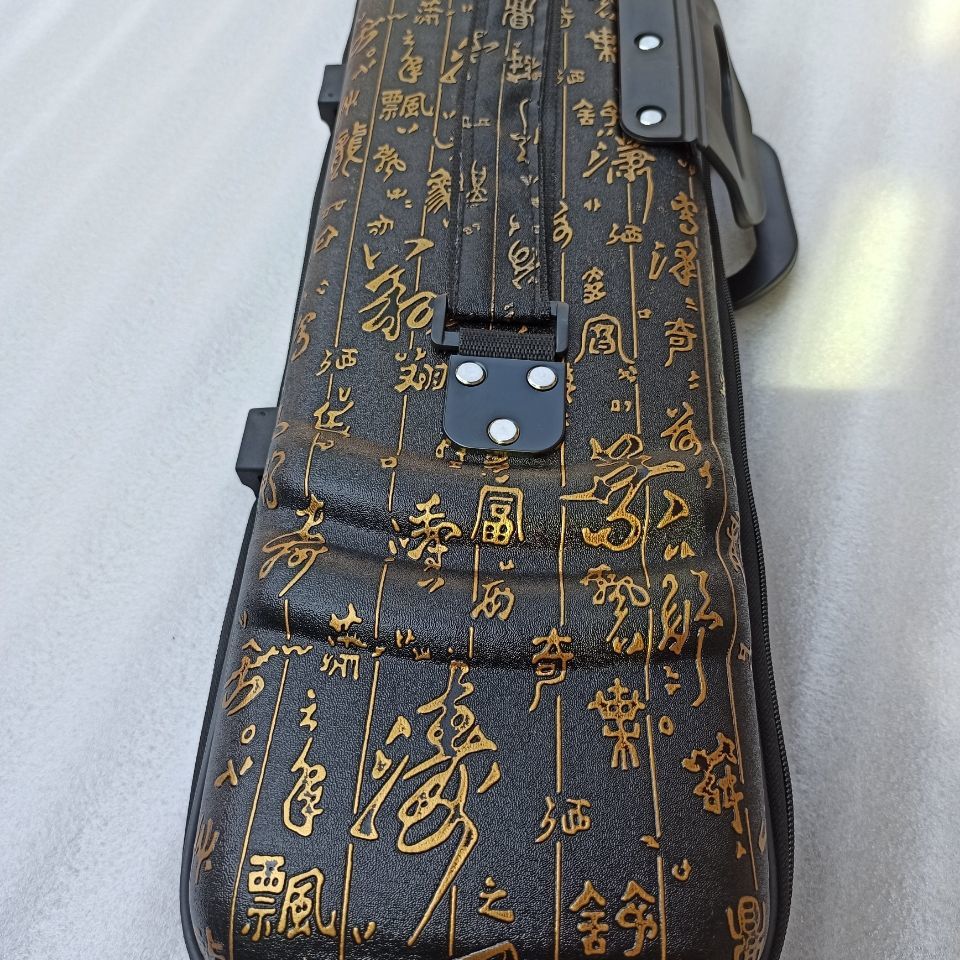 乐器盒二胡琴盒二胡专用盒压壳二胡盒标准二胡通用琴盒配松香仿皮方格