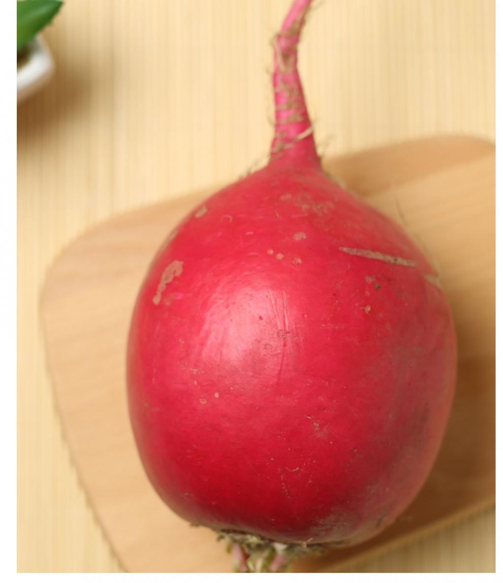 东北大红萝卜红皮白心大红袍圆萝卜新鲜农家甜脆生吃5斤