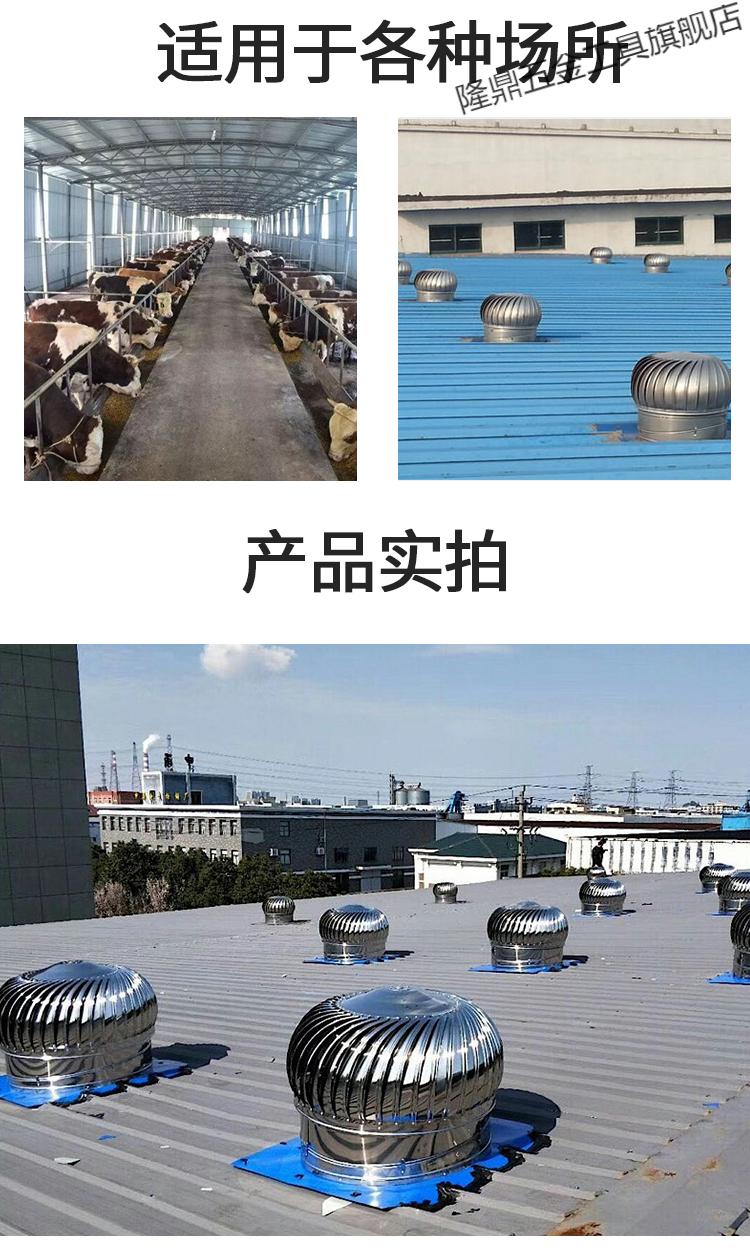 304不锈钢风球600型无动力风帽屋顶通风器室外厂房烟道