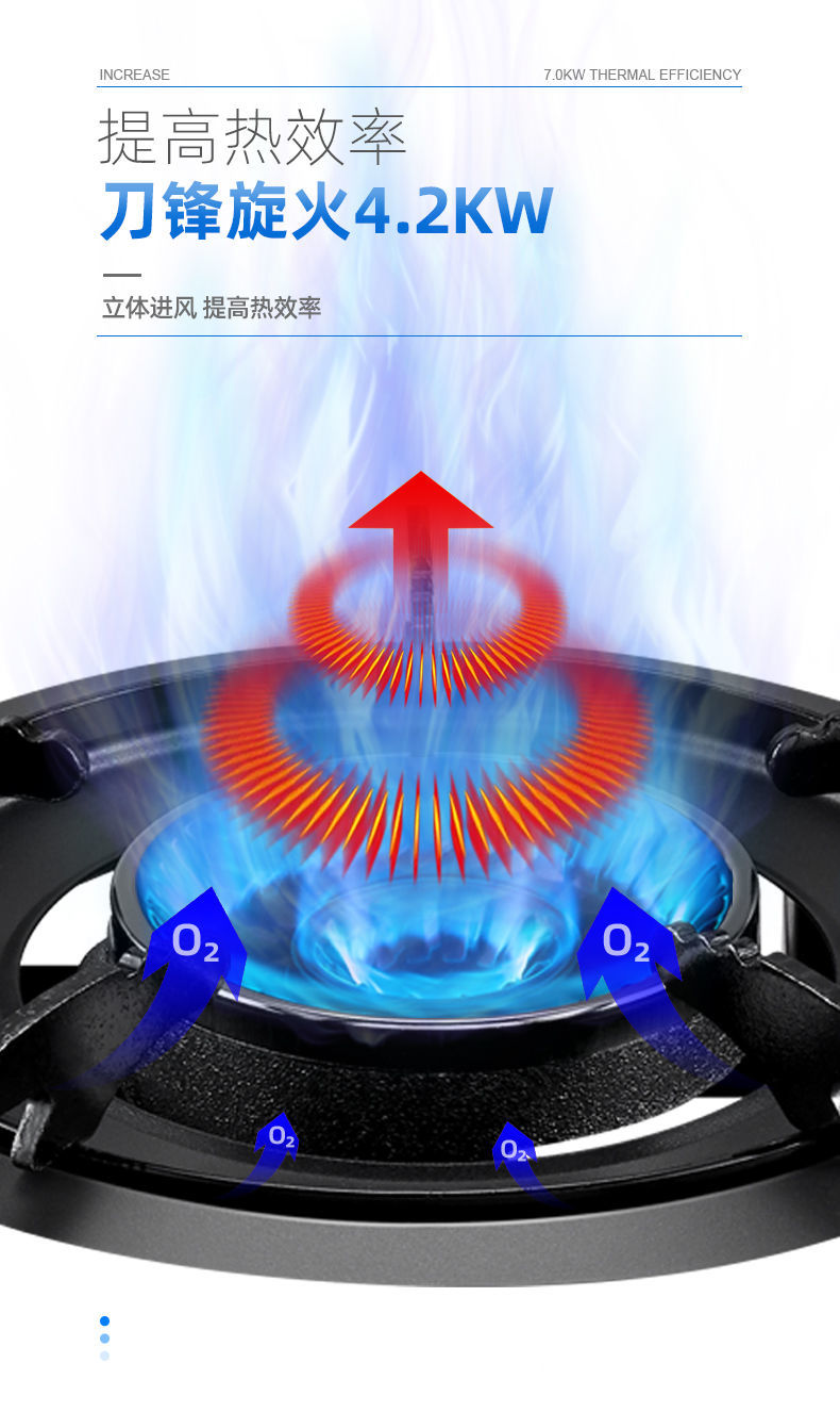 苏人台式猛火煤气灶单灶头燃气灶家用单炉具液化气天然气节能大火xi
