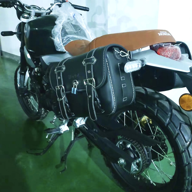 适用五羊本田鸷道cb190ss边包专用复古改装件保险杠摩托车侧边箱鸷道