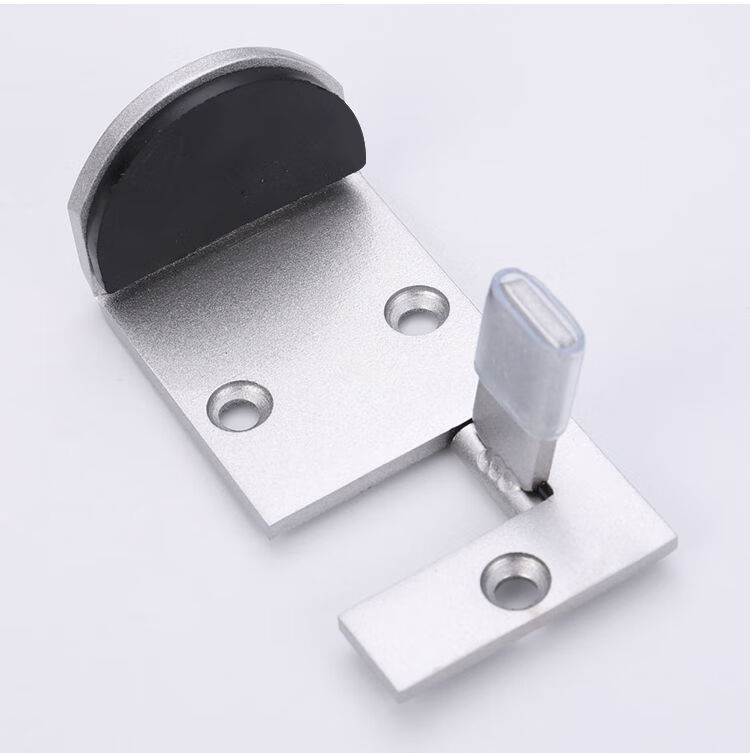 肯德基门专用门挡门阻麦当劳快餐厅门档定位器不锈钢材质免打孔哑黑色