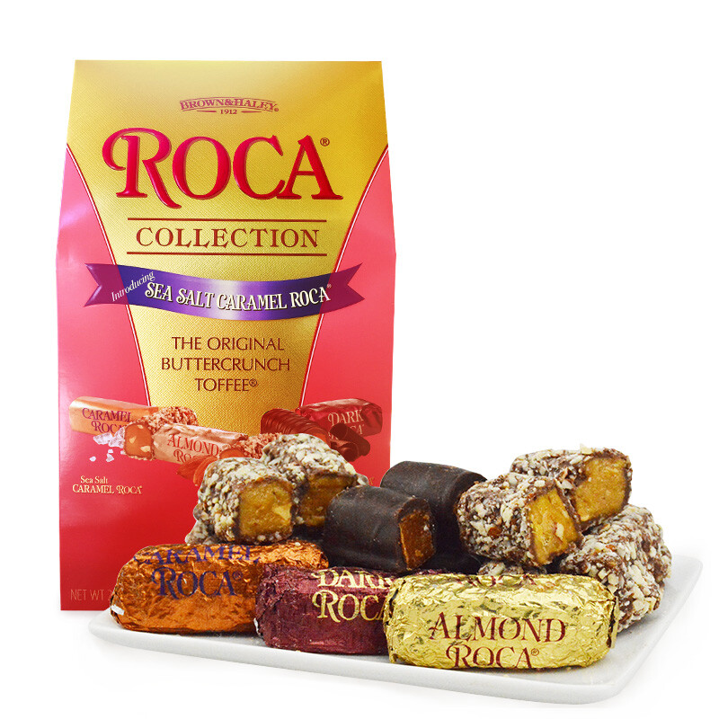 美国进口乐家almondroca杏仁糖扁桃仁巧克力黄油黑巧喜糖节日礼物女友