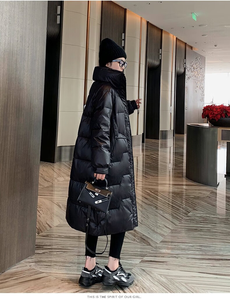 150/155矮个子冬季保暖羽绒服女中长款冬季小个子亮面矮个子冬天穿的