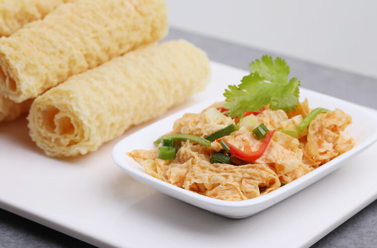 响铃卷素品无记360g云南响铃卷腐皮卷炸腐竹火锅炸豆皮卷