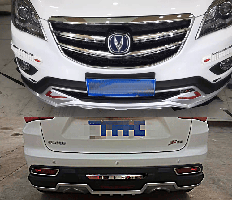 长安cs35前后保险杠护杠cs55防撞杠改装cs75pluscs95装饰杠cs151820款