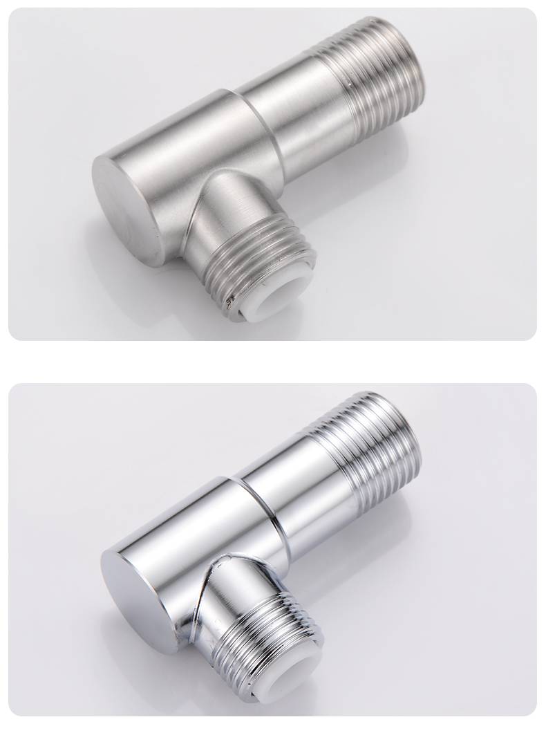 脚阀超短新一体式防爆三角阀超短迷你304不锈钢4分自动止水阀洗衣机水