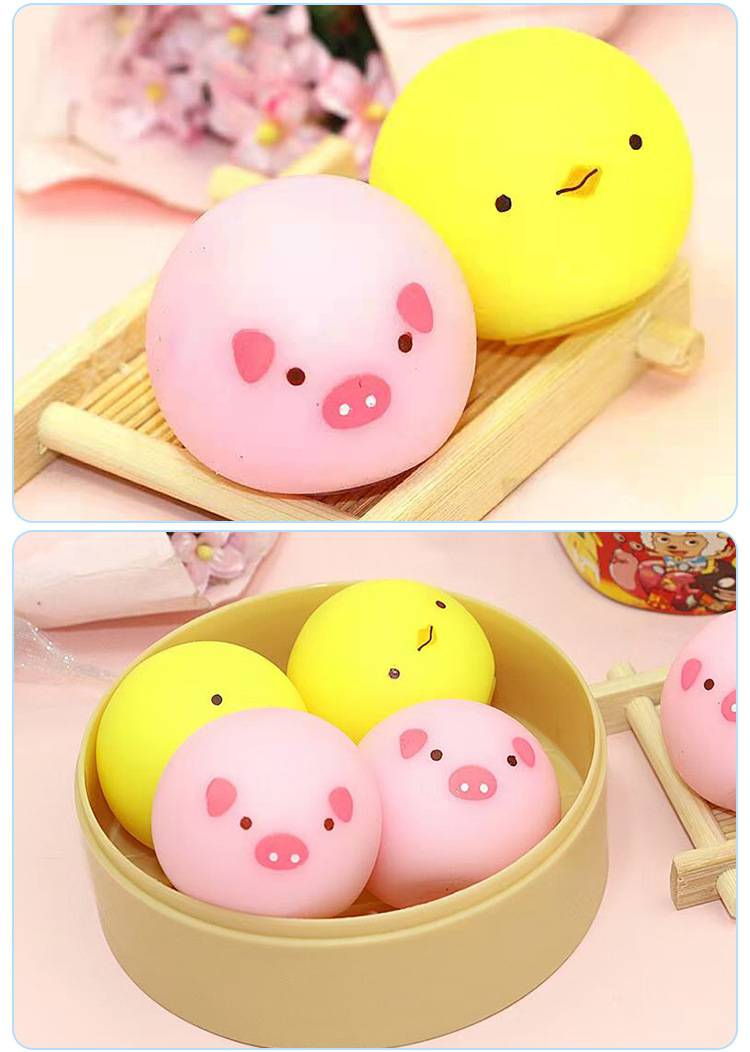 解压包子 解压捏捏乐玩具慢回弹仿真小包子女生网红焦虑减压整蛊发泄