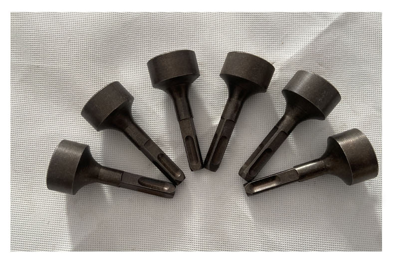 电锤锤头振动配件合缝敲边机锤头通风管道制作工具 d30电锤头(平面