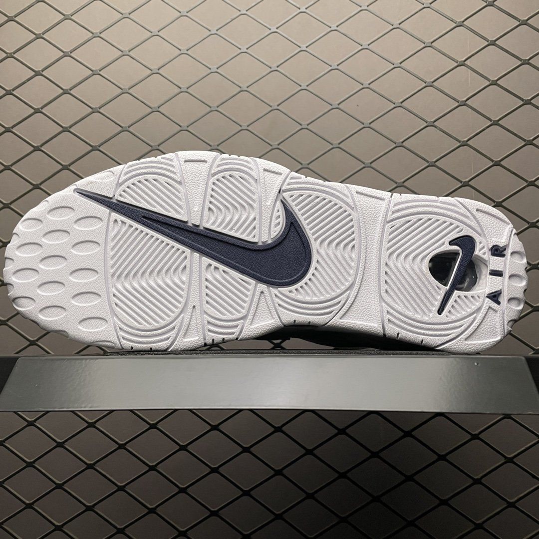 air more uptempo 大air皮蓬复古气垫缓震中帮男女文化篮球鞋 纯白 36