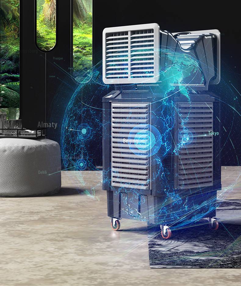 移动水冷空调蒸发式大风量厂房网吧餐厅养殖场专用降温大棚水冷风扇