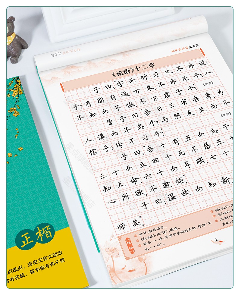 初中语文字帖练字照片图片