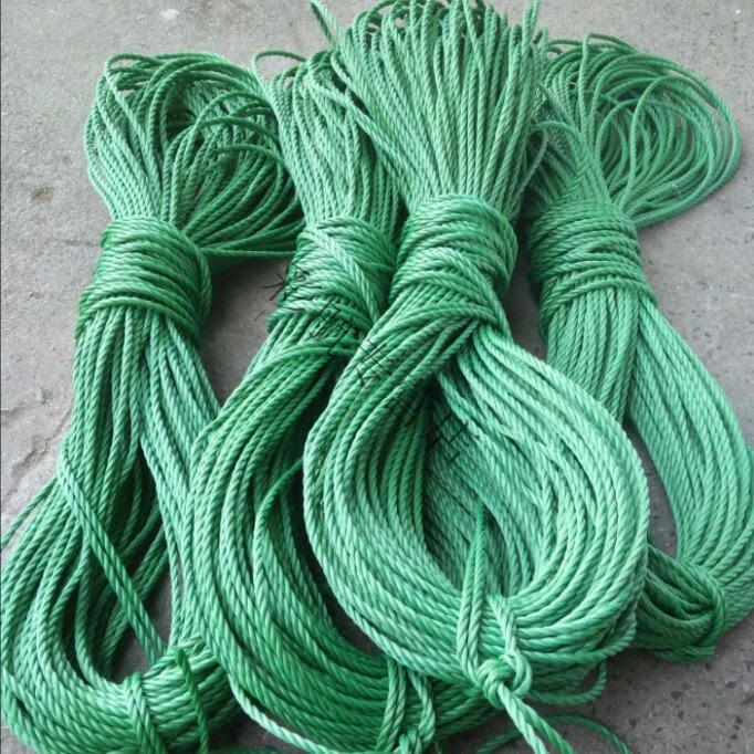 绳子尼龙4mm5mm6mm8mm10mm绿色尼龙绳子聚乙烯绳拱门绳打包绳捆绑绳