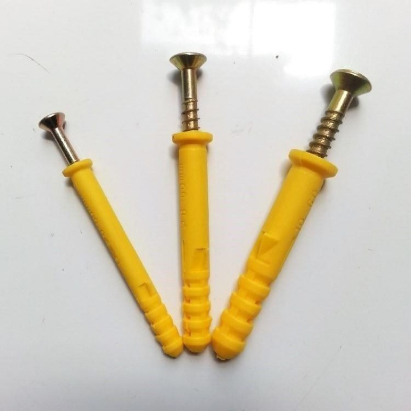 膨胀螺丝m6塑料膨胀塞子m8尼龙塑料膨胀钉塑料加长膨胀螺丝 10x120 50