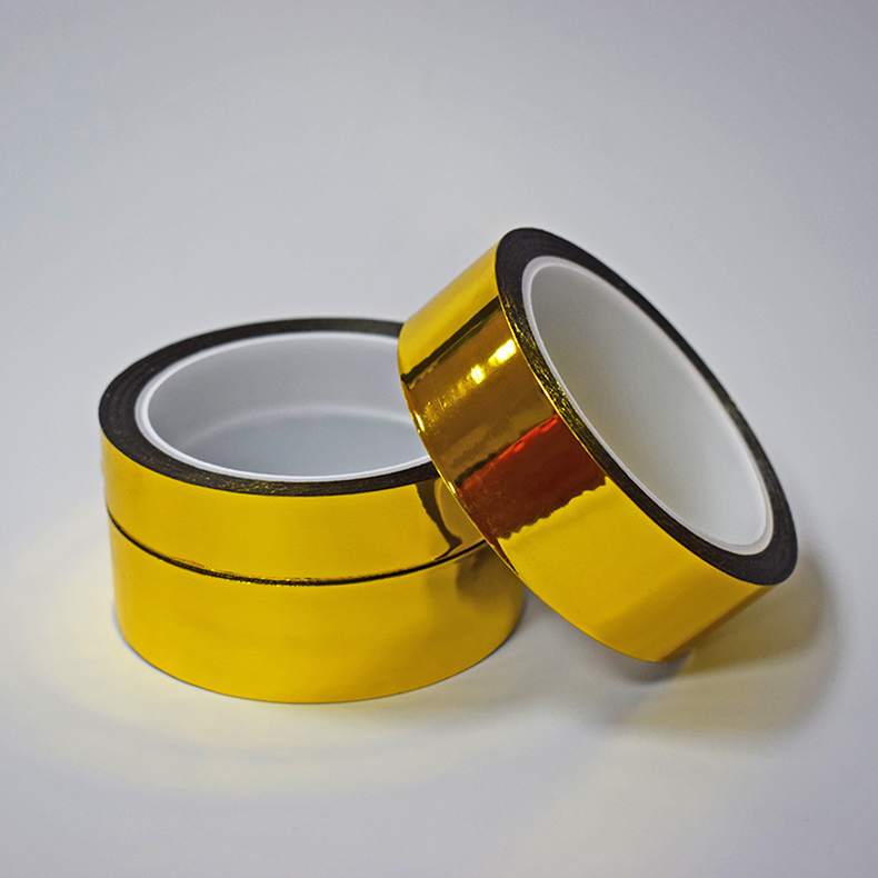 金色胶带婚庆婚礼装饰胶纸电镀金箔胶带diy手工贴纸花边包装胶带40cm