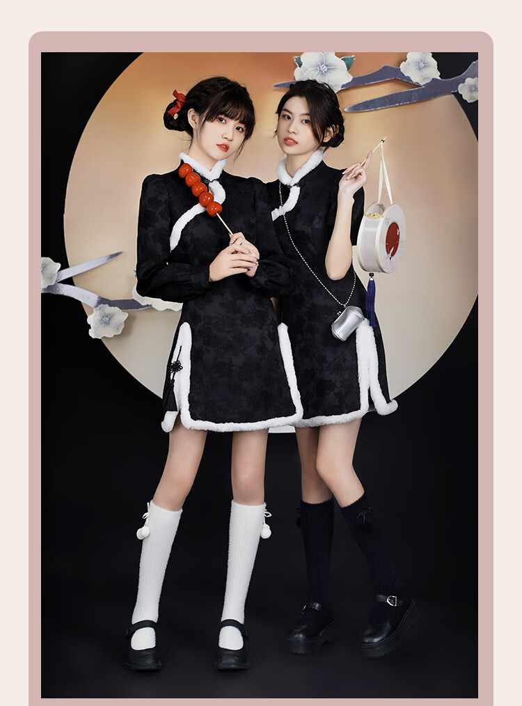 【国王与夜莺jk制服】白色海马毛袜子小腿中筒袜子女秋冬针织短袜