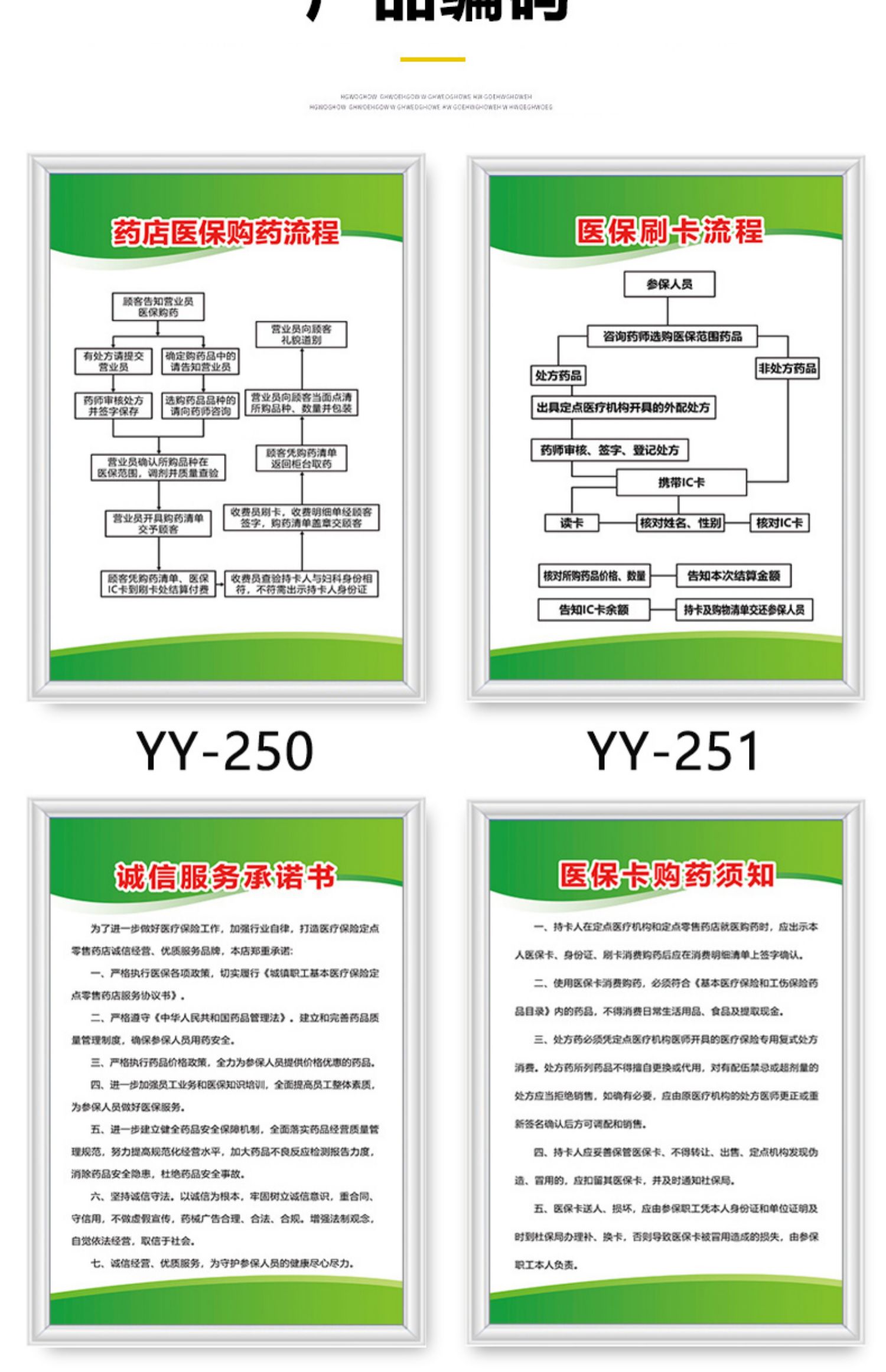 梦倾城医保规章制度牌医保政策宣传栏药店医保制度医保定点药店管理