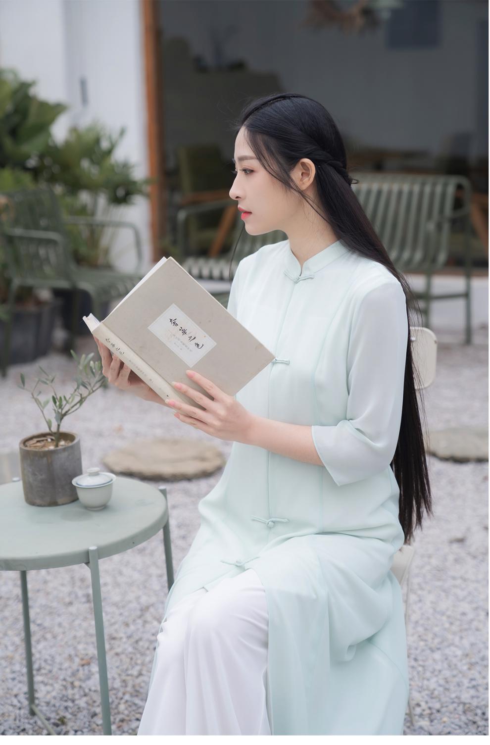 修行服装女唐装女复古改良茶人服茶艺师禅服茶服禅意文艺中式盘扣修身