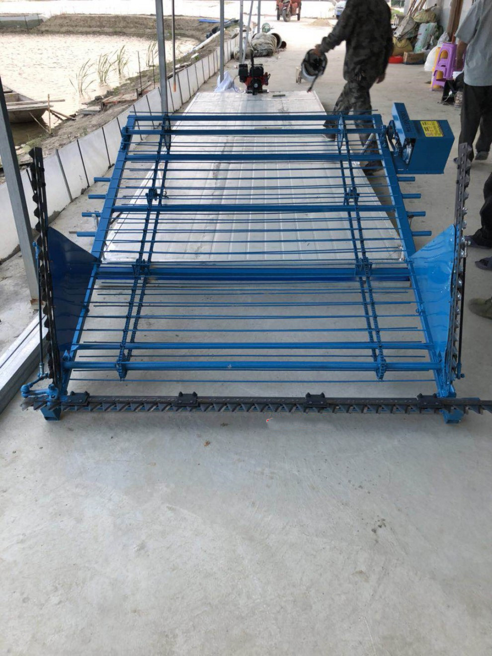 机保洁船清草机自动水草机蟹塘水草加宽加厚收割水面除草船河道清理