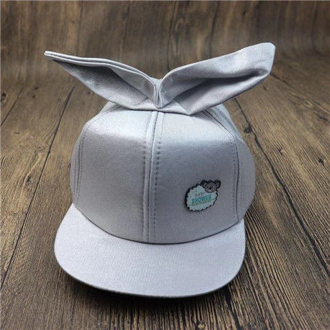 平舌帽男春夏秋男童棒球帽大耳朵米奇宝宝帽子女童遮阳嘻哈卡通平沿帽